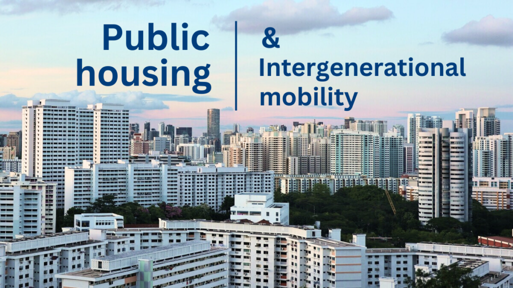 The impact of largescale public housing on intergenerational mobility NUS Institute of Real